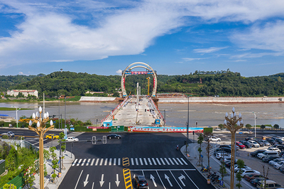 眉山市彭山区岷江大桥建设有序推进